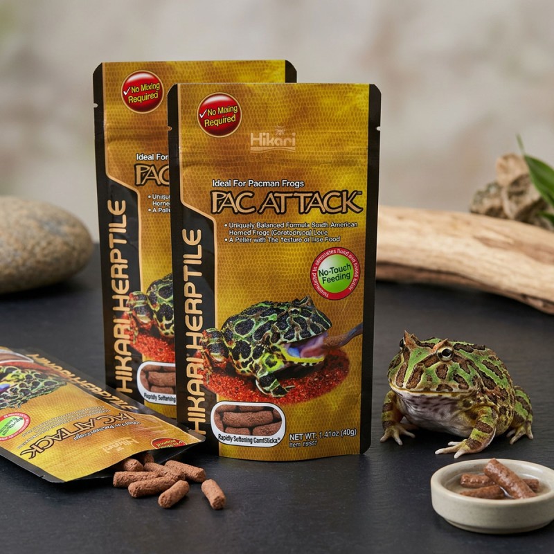 HIKARI Reptile Pack Attack – pokarm dla żab rogatych Ceratophrys