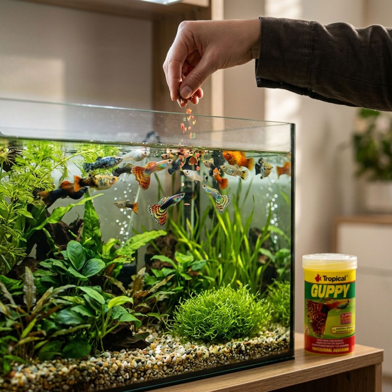 TROPICAL Guppy - pokarm dla gupików i ryb żyworodnych