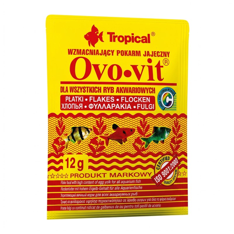 Tropical Ovo-Vit - pokarm wzmacniający dla ryb akwariowych