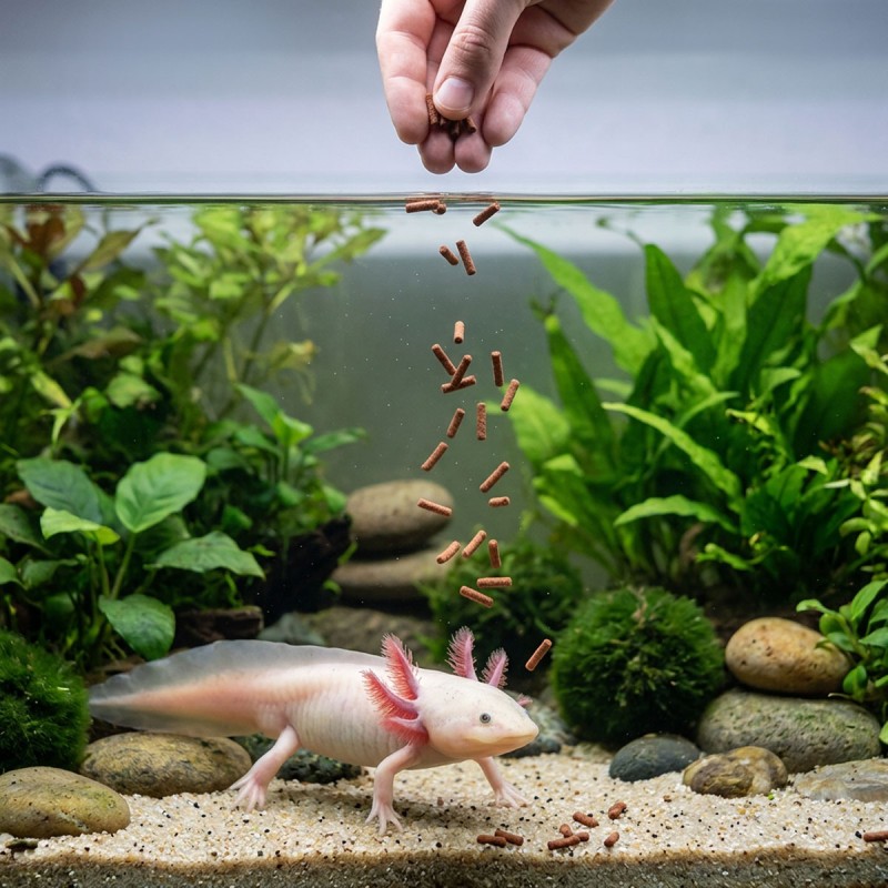TROPICAL Axolotl Sticks - pokarm dla aksolotli i płazów wodnych