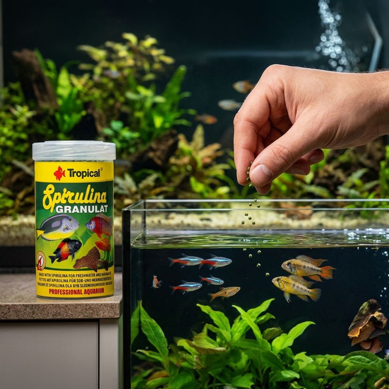 TROPICAL Spirulina Granulat - pokarm dla ryb