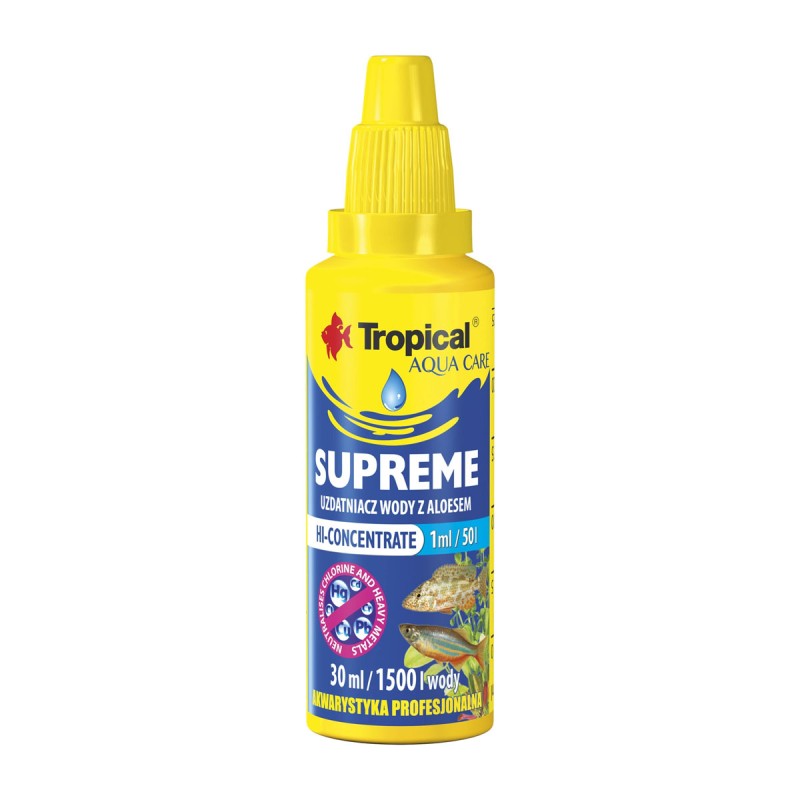 TROPICAL Supreme - uzdatniacz wody akwariowej 30ml