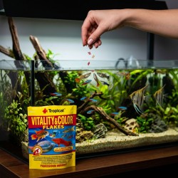 TROPICAL Vitality & Colour Flakes - pokarm wybarwiający dla ryb akwariowych