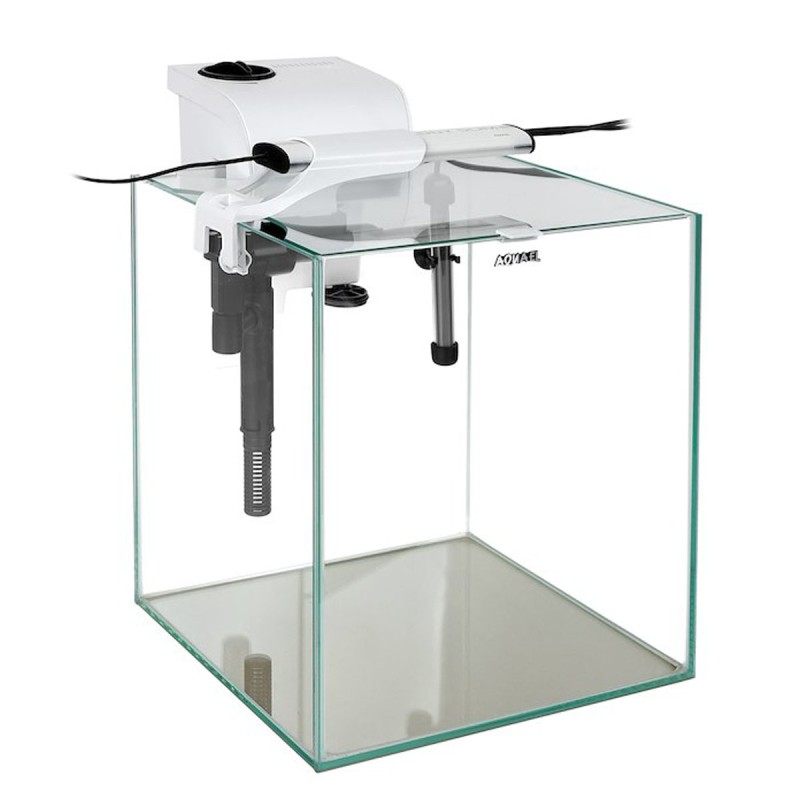 AQUAEL Fish&Shrip Set Duo Day&Night 35 LED - 35x35x40cm zestaw akwarium biały