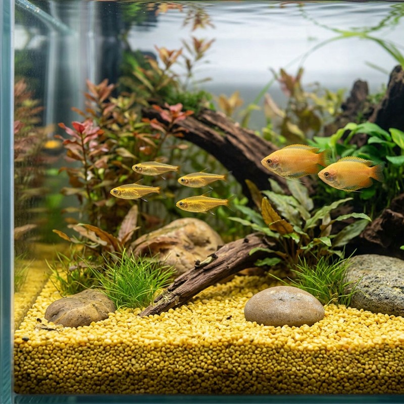 Żwirek Aqua Decoris Żółty AQUAEL
