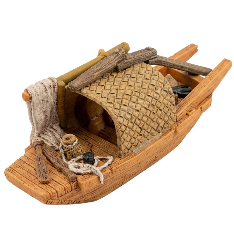 Ozdoba do akwarium Łódź rybacka model 2 S 14,2 cm ZOLUX