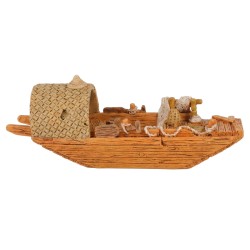 Ozdoba do akwarium Łódź rybacka model 3 S 14,6 cm ZOLUX Ozdoba do akwarium Łódź rybacka model 3 S 14,6 cm ZOLUX