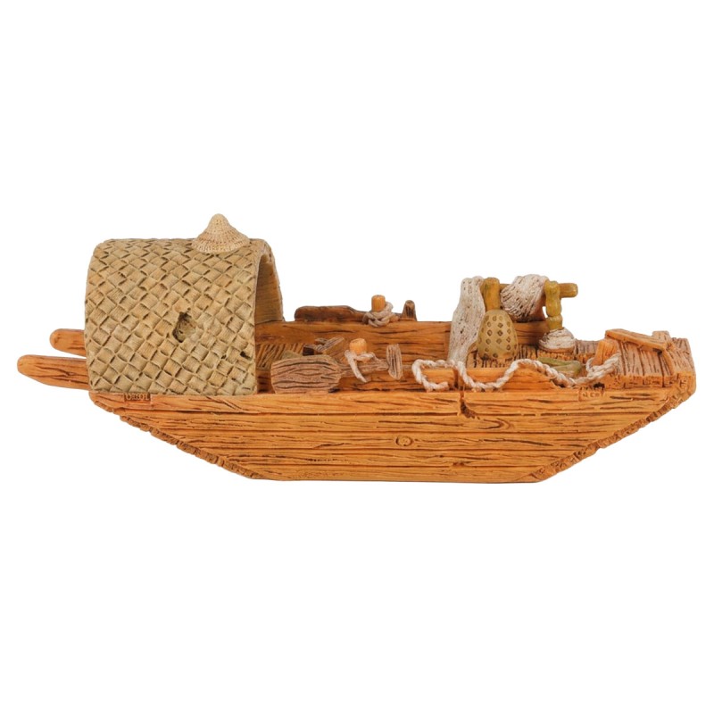 Ozdoba do akwarium Łódź rybacka model 3 S 14,6 cm ZOLUX Ozdoba do akwarium Łódź rybacka model 3 S 14,6 cm ZOLUX