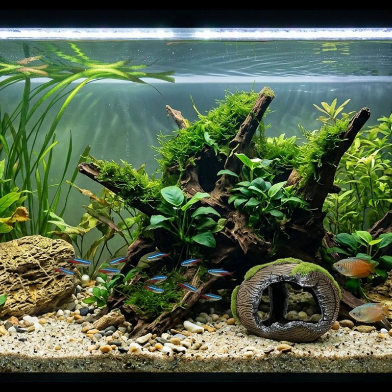 Beczka z mchem mała 8,5 cm Happet Beczka z mchem mała 8,5 cm Happet