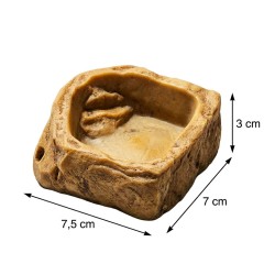 Miska na wodę 7x7,5x3 cm ExoPlanet Miska na wodę 7x7,5x3 cm ExoPlanet