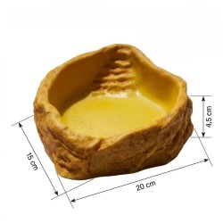 Miska na wodę 20x15x4,5 cm ExoPlanet