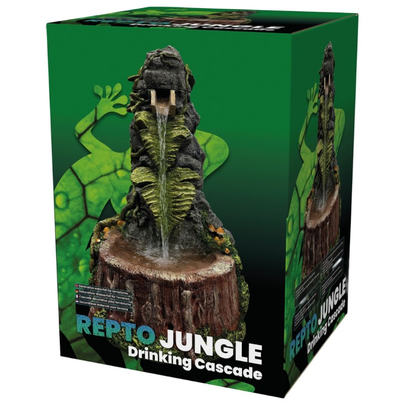 Wodospad do terrarium z poidłem 25x24x35 cm Repto Jungle Cascade