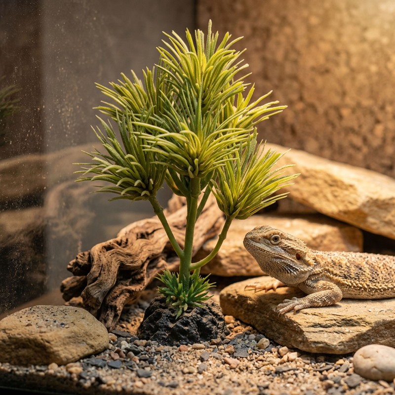 Sztuczna roślina do terrarium Kaktus Palma 16 cm Repto Plant Sztuczna roślina do terrarium Kaktus Palma 16 cm Repto Plant