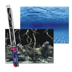Tło do akwarium dwustronne Kamienie / Woda Aqua Nova