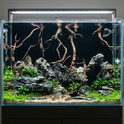 Tło do akwarium dwustronne Kamienie / Woda Aqua Nova