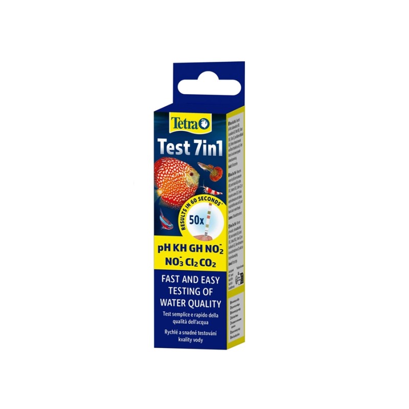 Paski testowe do wody w akwarium Test 7in1 Tetra