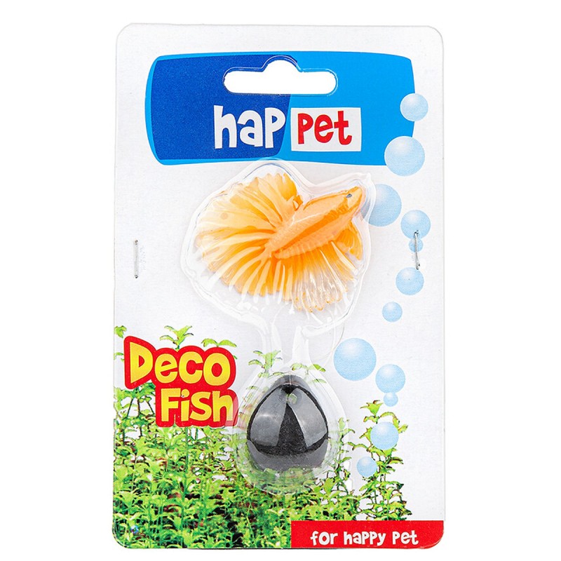 Ozdoba akwariowa Bojownik Pomarańczowy 5 cm Happet
