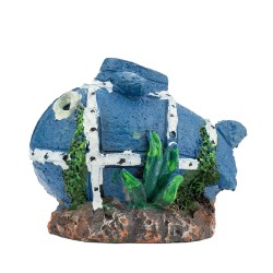 Ozdoba akwariowa Bubble Deco Łódź Podwodna 6,5 cm Happet