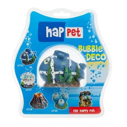 Ozdoba akwariowa Bubble Deco Łódź Podwodna 6,5 cm Happet