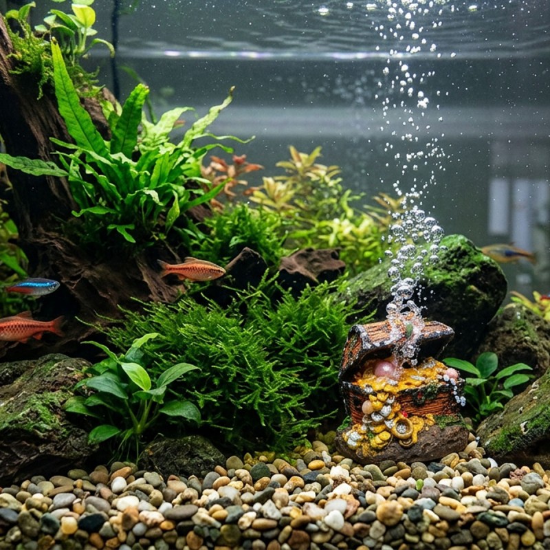 Ozdoba akwariowa Skarby 5,5 cm Bubble Deco Happet
