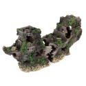 Ozdoba akwariowa Wrak Statku z Mchem 38,5 cm Happet