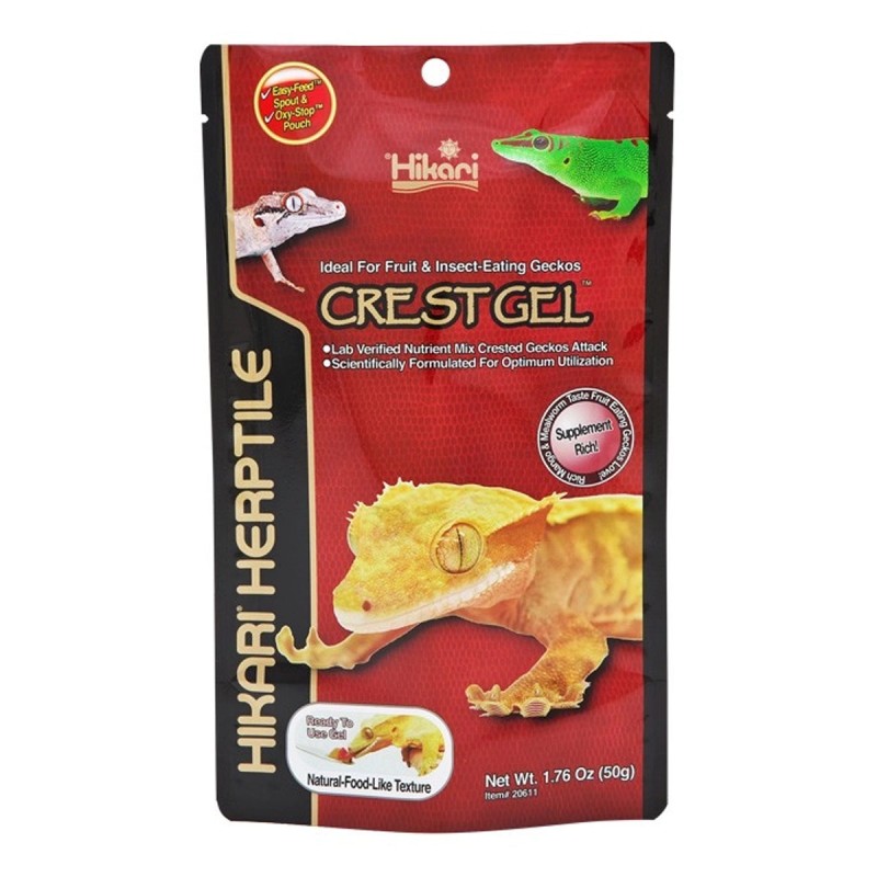 HIKARI CrestGel - żelowy pokarm dla Gekona Orzęsionego