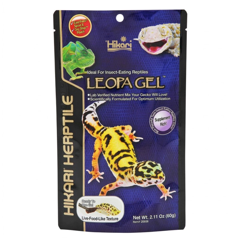 HIKARI Leopa Gel - kompletny pokarm dla jaszczurek owadożernych