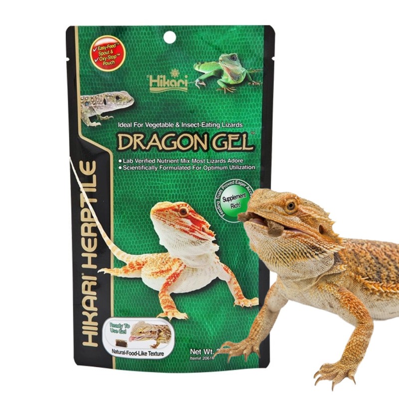 HIKARI Dragon Gel - pokarm dla Agamy Brodatej
