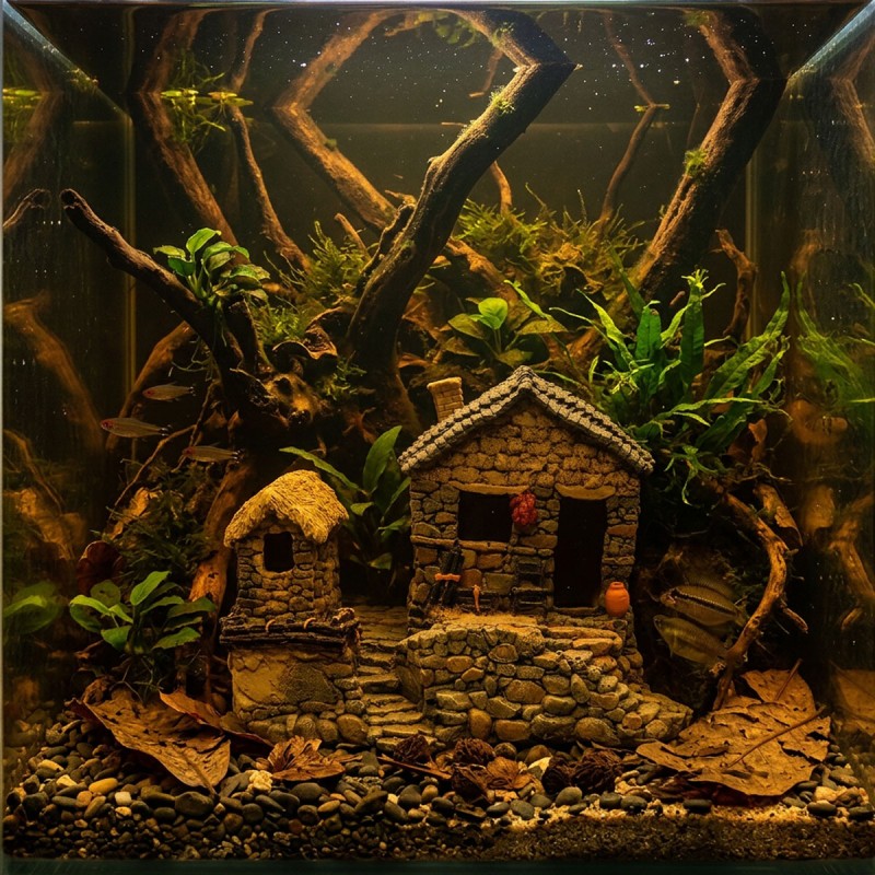 Ozdoba akwariowa Domek 13 x 10 x 10 cm Aqua Nova