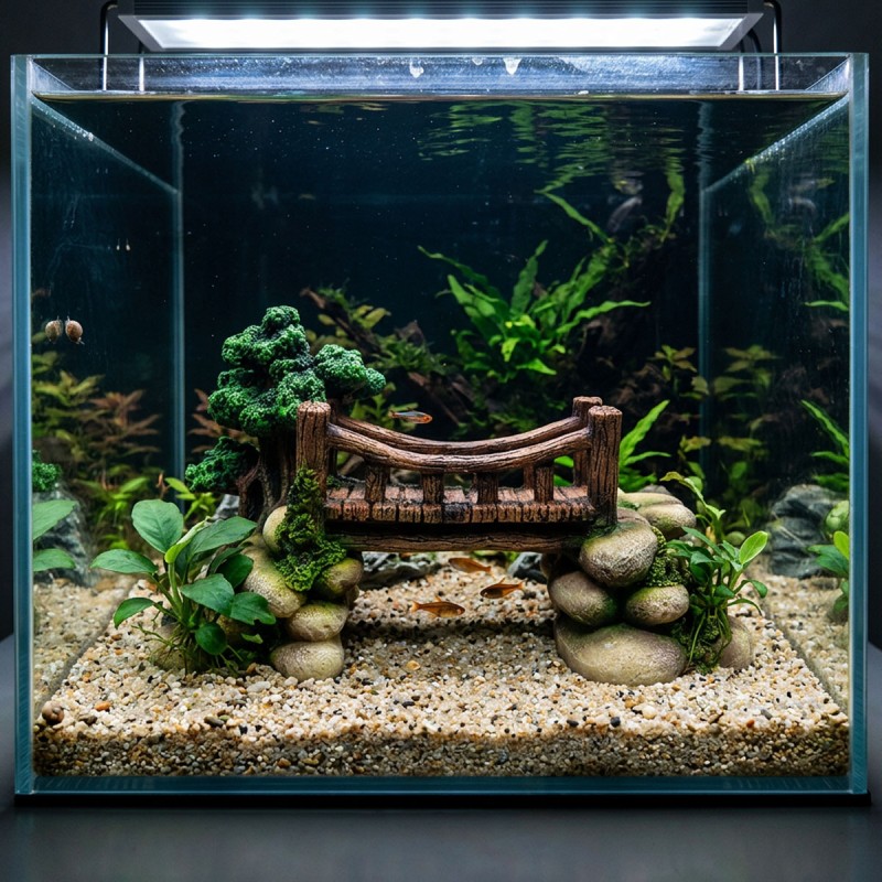 Ozdoba akwariowa Most 21 x 11 x 12 cm Aqua Nova Ozdoba akwariowa Most 21 x 11 x 12 cm Aqua Nova