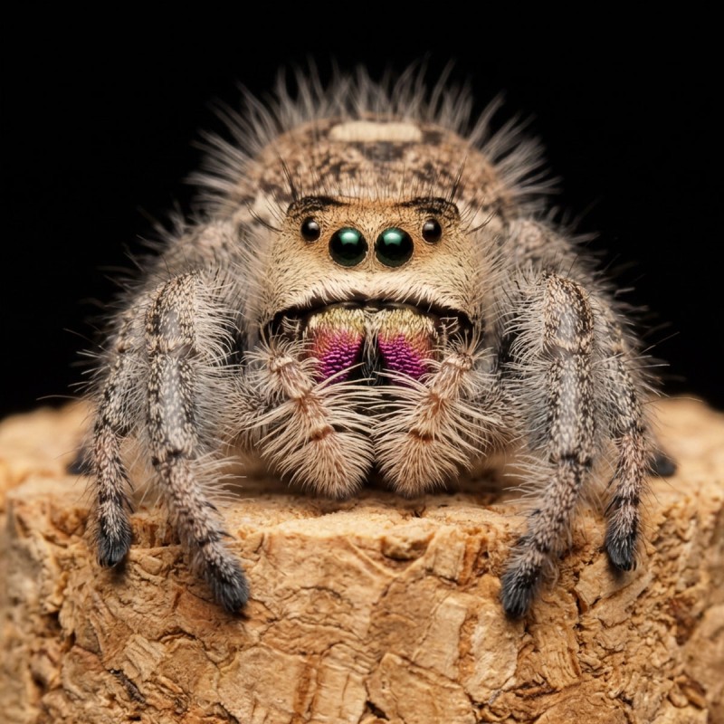 Skakun królewski (Phidippus regius "Lee County" Florida)
