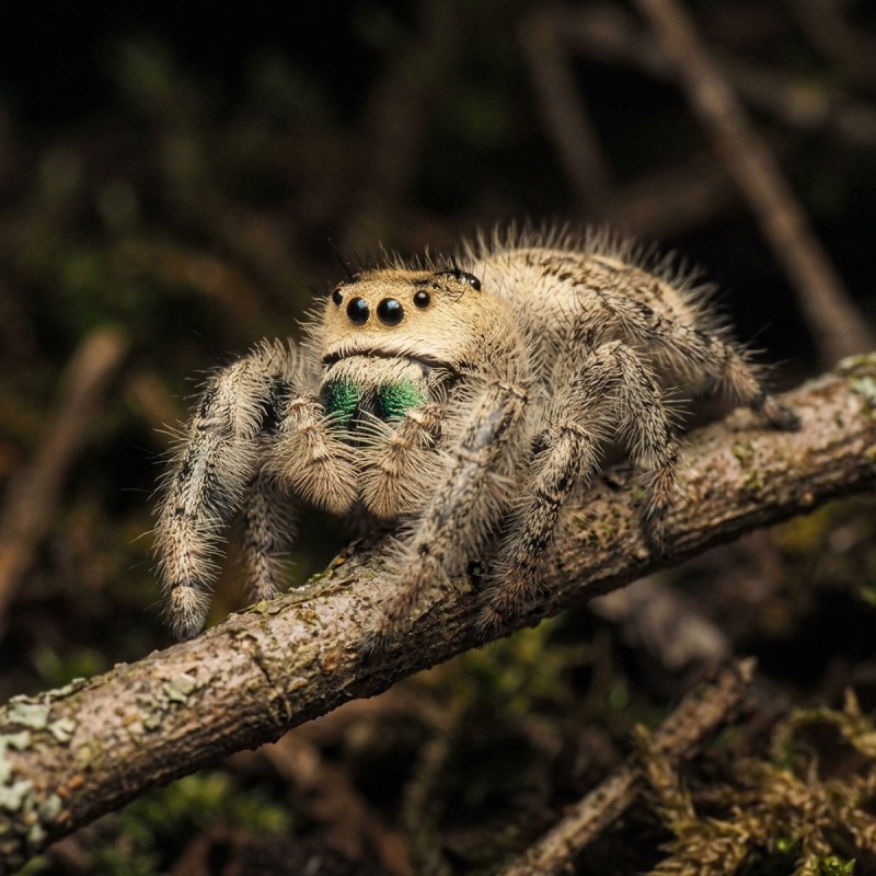 Skakun królewski (Phidippus regius "Lee County" Florida)