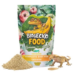 Pokarm dla gekonów BioGecko Food Banan i Jabłko