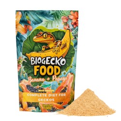 Pokarm dla gekonów BioGecko Food Banan i Papaja