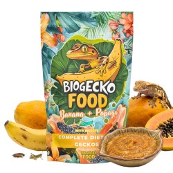 Pokarm dla gekonów BioGecko Food Banan i Papaja