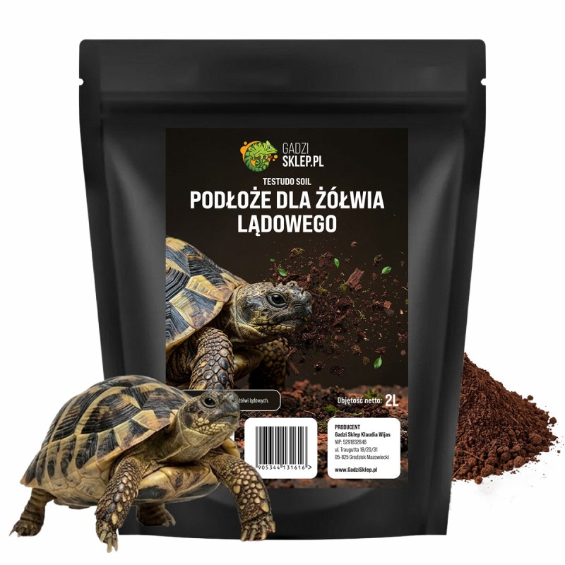 Podłoże dla żółwi do terrarium