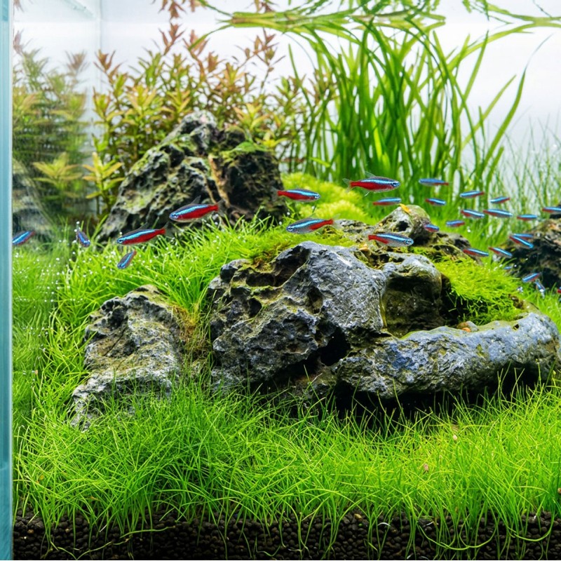 Eleocharis acicularis 'mini' - roślina do akwarium Eleocharis acicularis 'mini' - roślina do akwarium