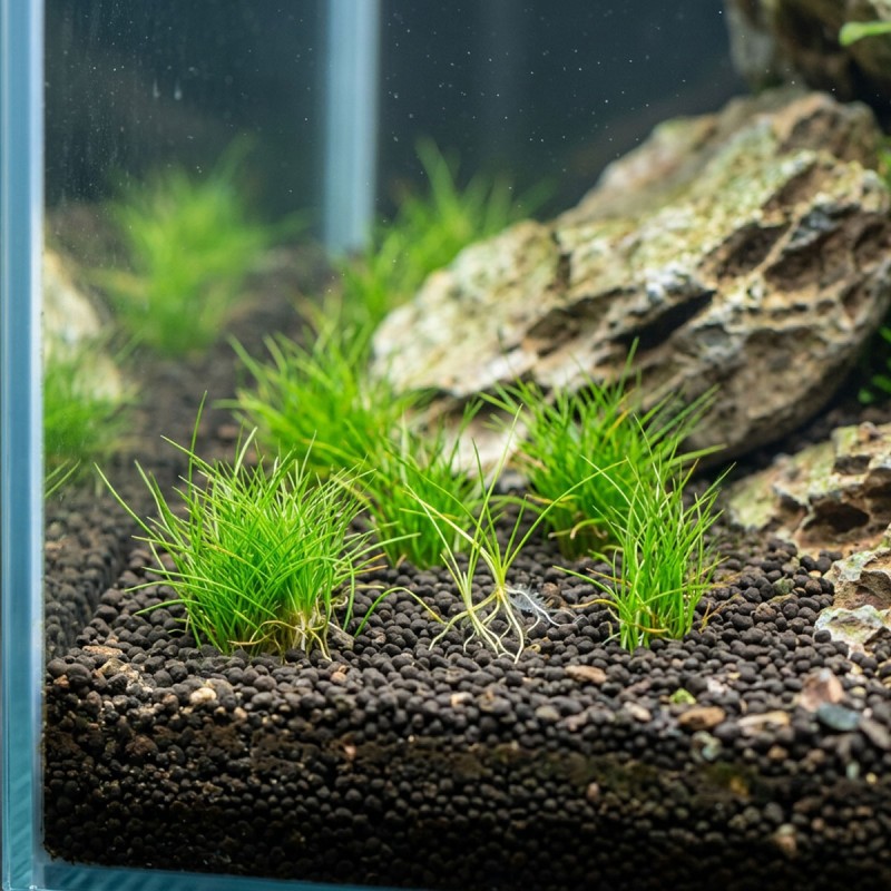 Eleocharis parvula 'Mini' - roślina do akwarium