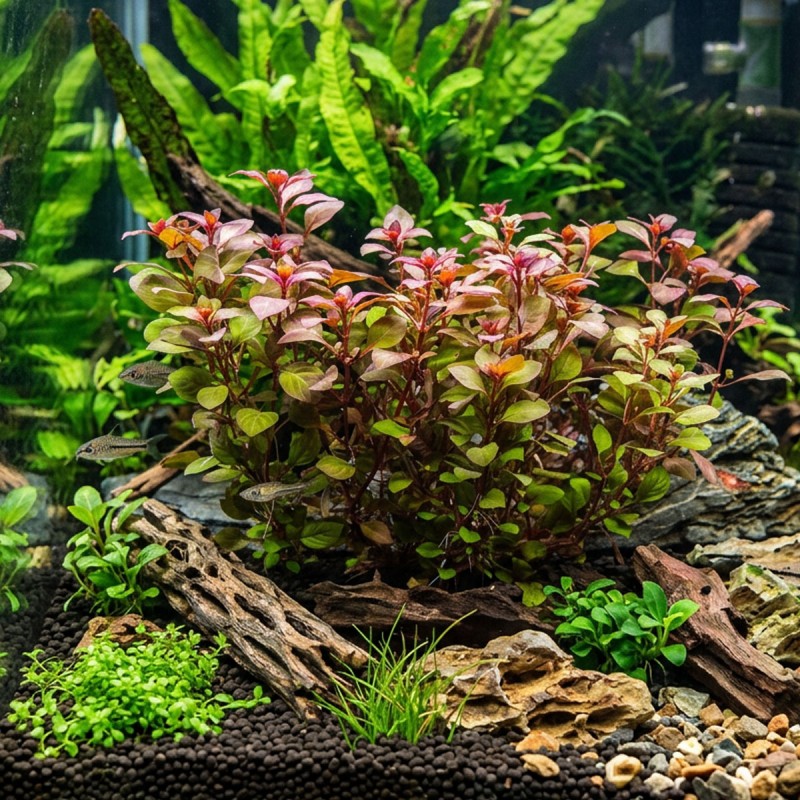 Ludwigia sp. 'Super mini red' - roślina do akwarium Ludwigia sp. 'Super mini red' - roślina do akwarium