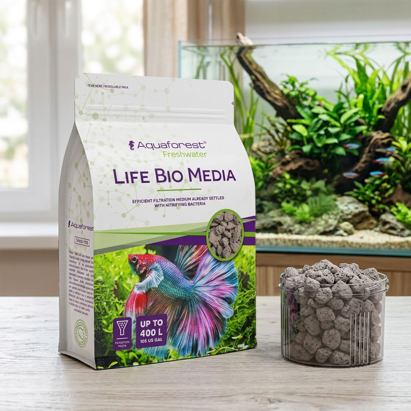 Aquaforest Life Bio Media 1L - biologiczne medium filtracyjne do akwarium