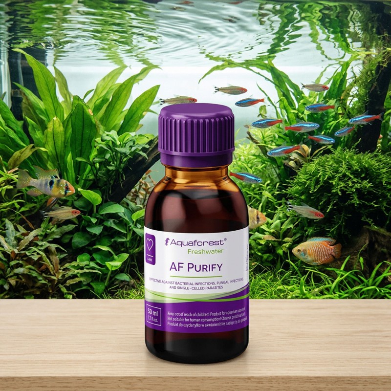 Aquaforest Purify - preparat na ospę rybią do akwarium
