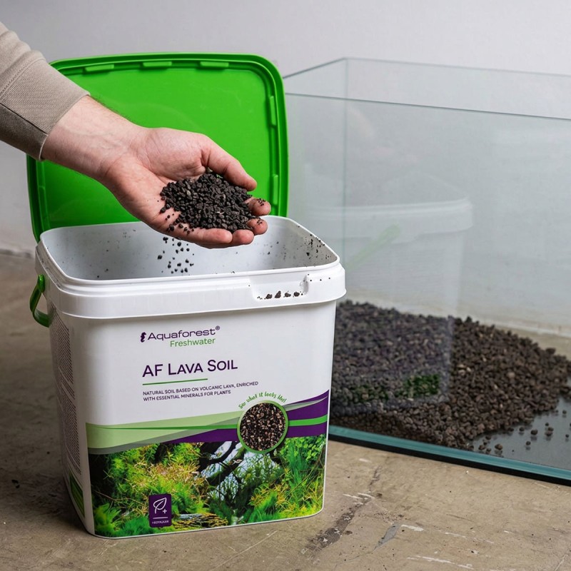 Aquaforest Lava Soil 5L - podłoże z lawy wulkanicznej do akwarium