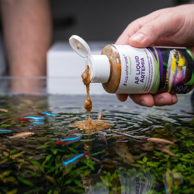Aquaforest Liquid Artemia Freshwater - płynny pokarm dla ryb