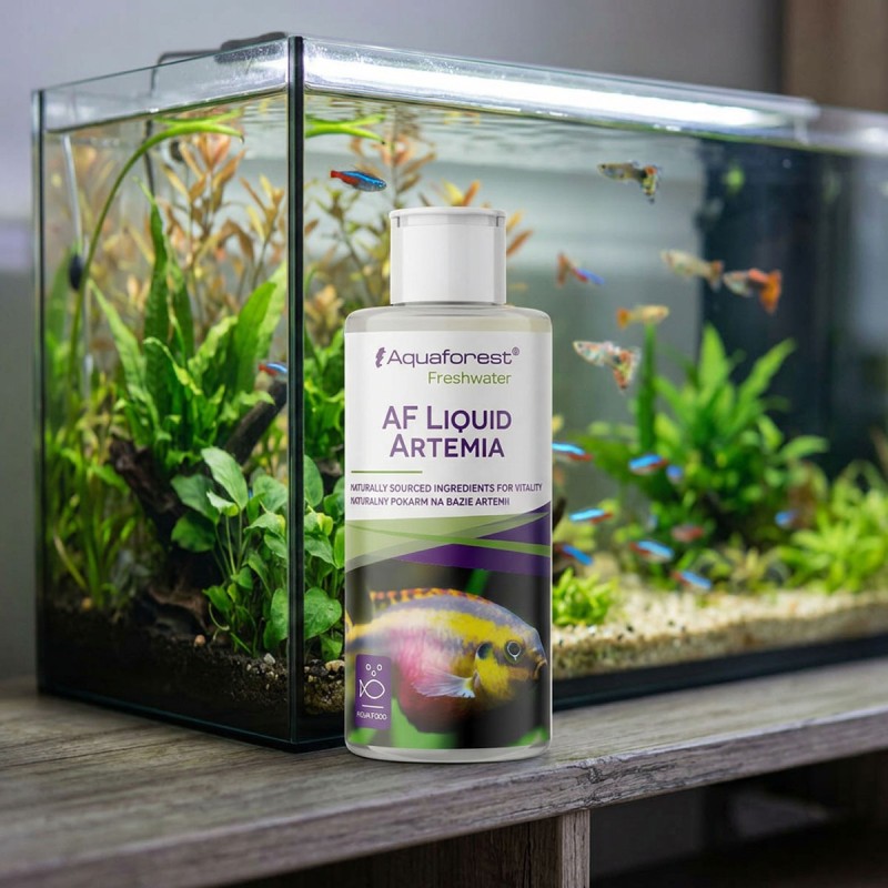 Aquaforest Liquid Artemia Freshwater - płynny pokarm dla ryb