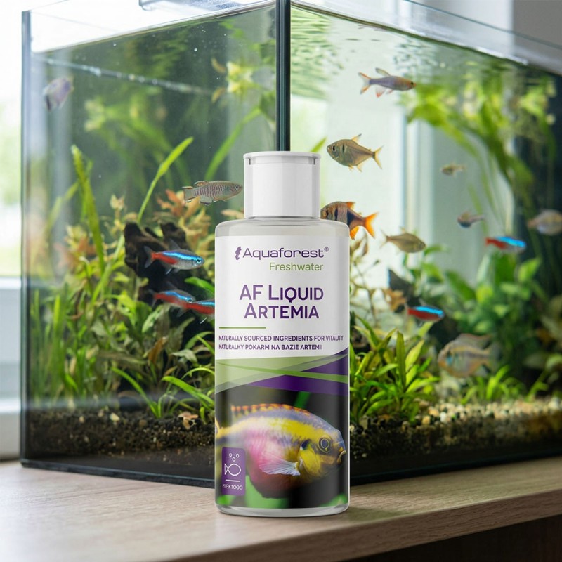 Aquaforest Liquid Artemia Freshwater - płynny pokarm dla ryb