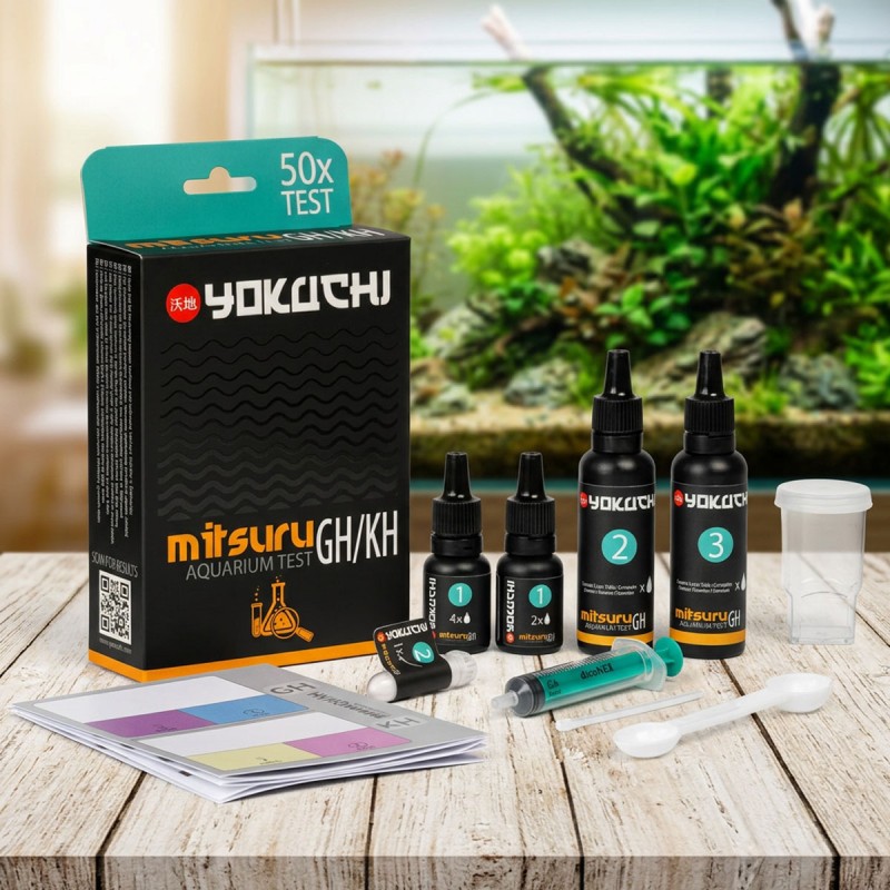 Yokuchi Mitsuru Aquarium Test GH/KH - test twardości wody do akwarium