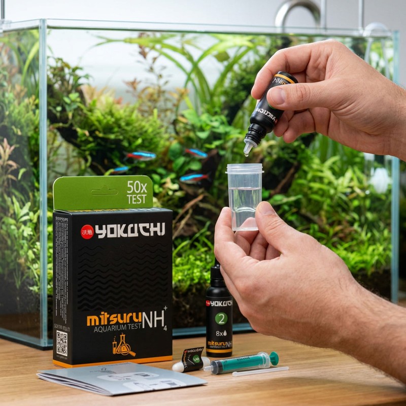 Yokuchi Mitsuru Aquarium Test NH4 - precyzyjny test amonu do akwarium