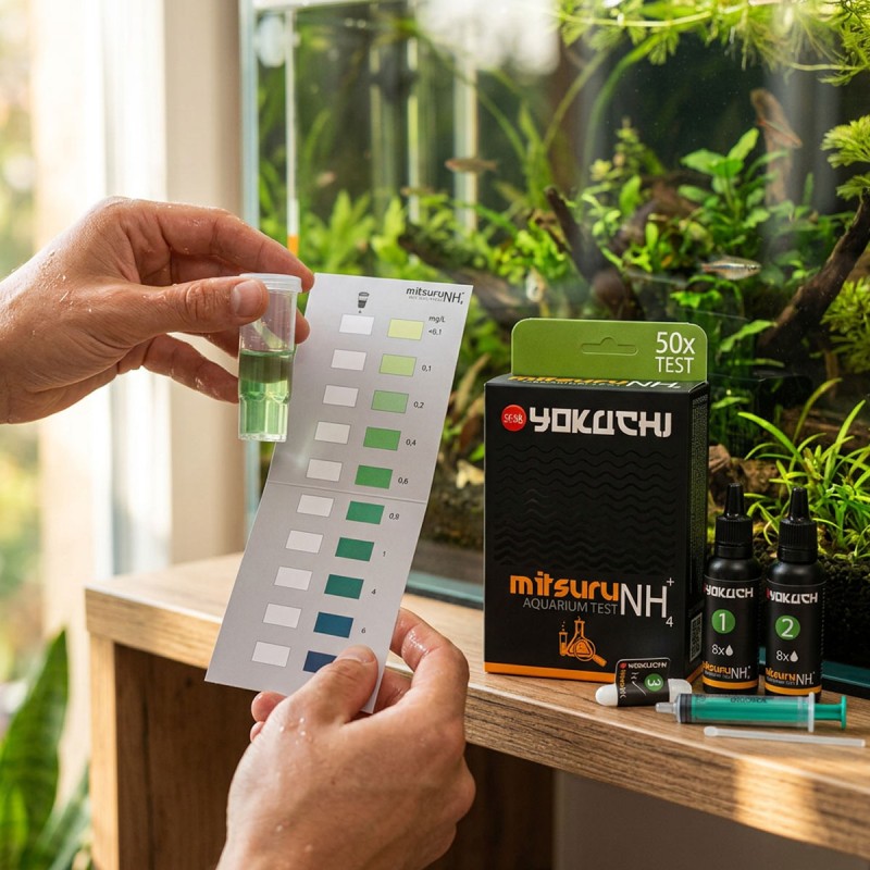 Yokuchi Mitsuru Aquarium Test NH4 - precyzyjny test amonu do akwarium