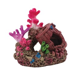 Ozdoba akwariowa Korale z beczką 11,2x7,2x10 cm Aquael