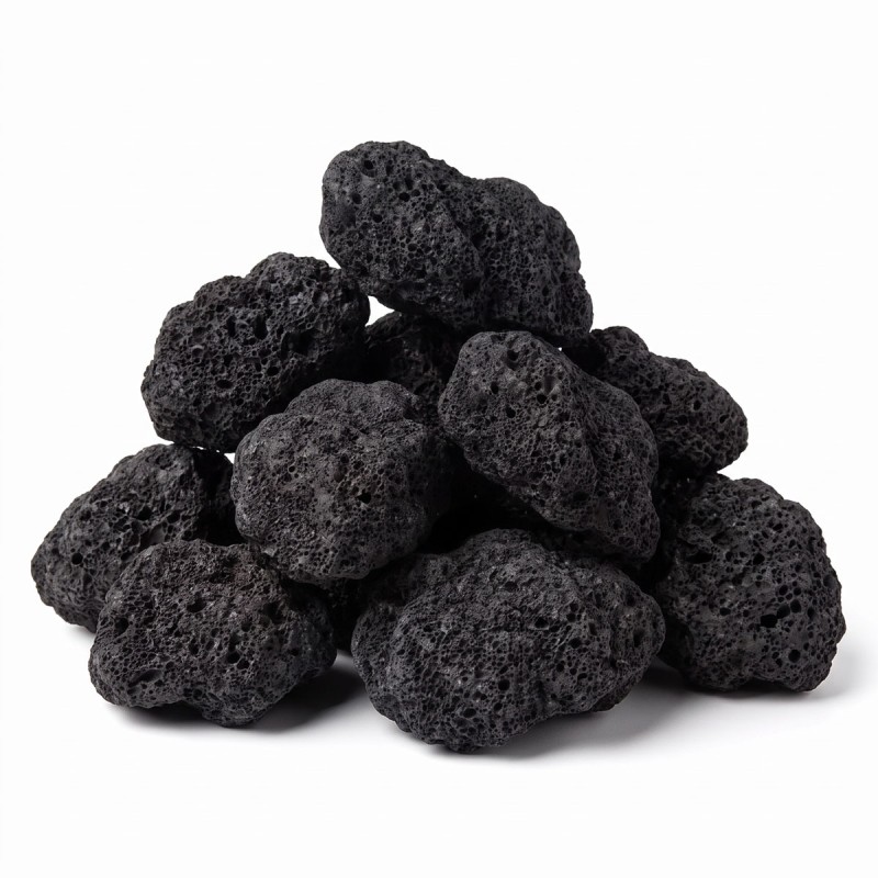 Kamienie Lawa Czarna Black Lava Stone 1kg MIX 5-20cm Kamienie Lawa Czarna Black Lava Stone 1kg MIX 5-20cm